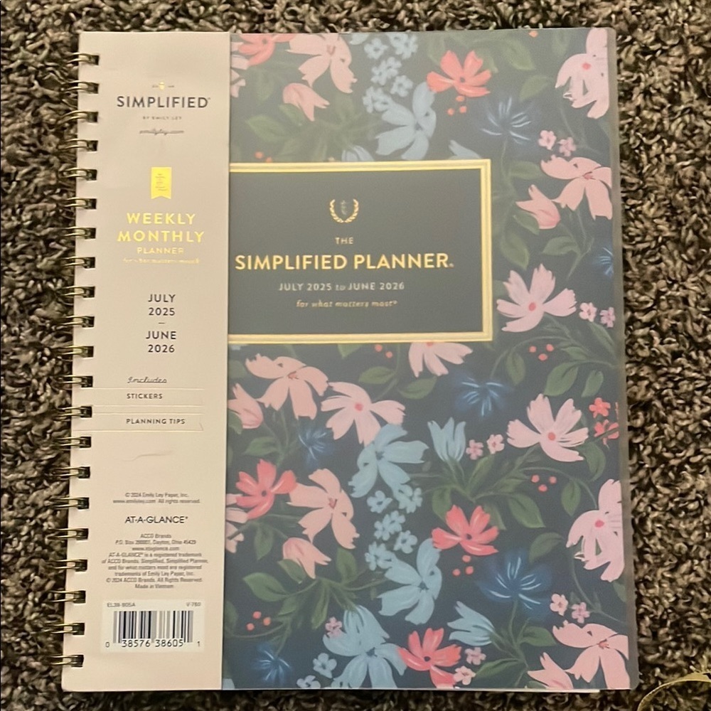 Simplified Planner - Floral Design